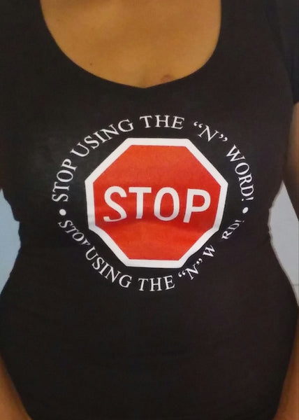 Black Women's V-Neck T-Shirt (Free Shipping)